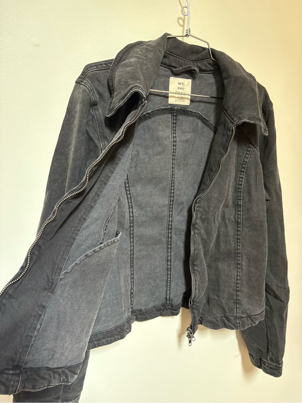 NWOT Free People We The Free River Denim Jacket Size XL - Picture 13 of 15